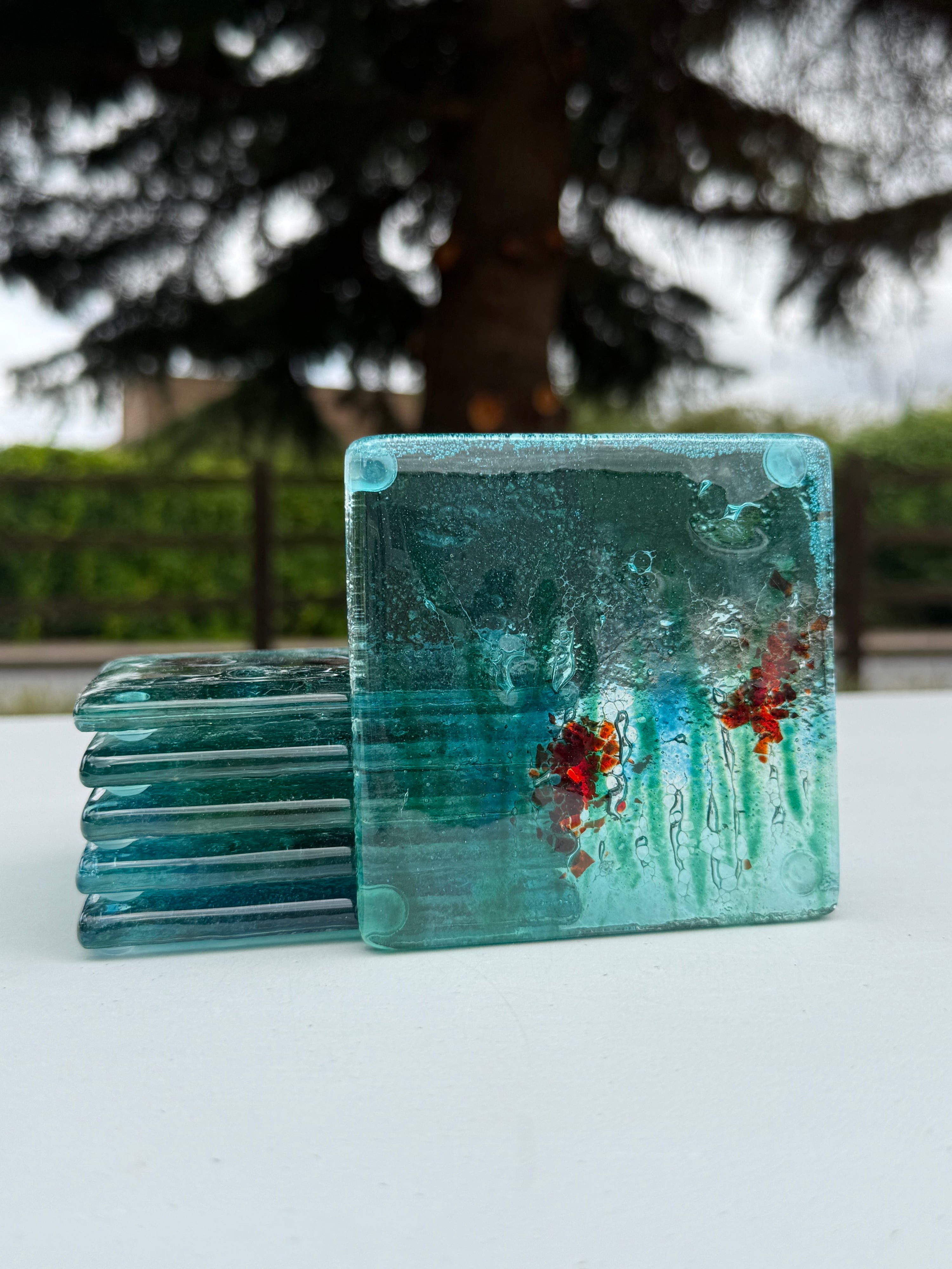 River Bank Coasters (Square)