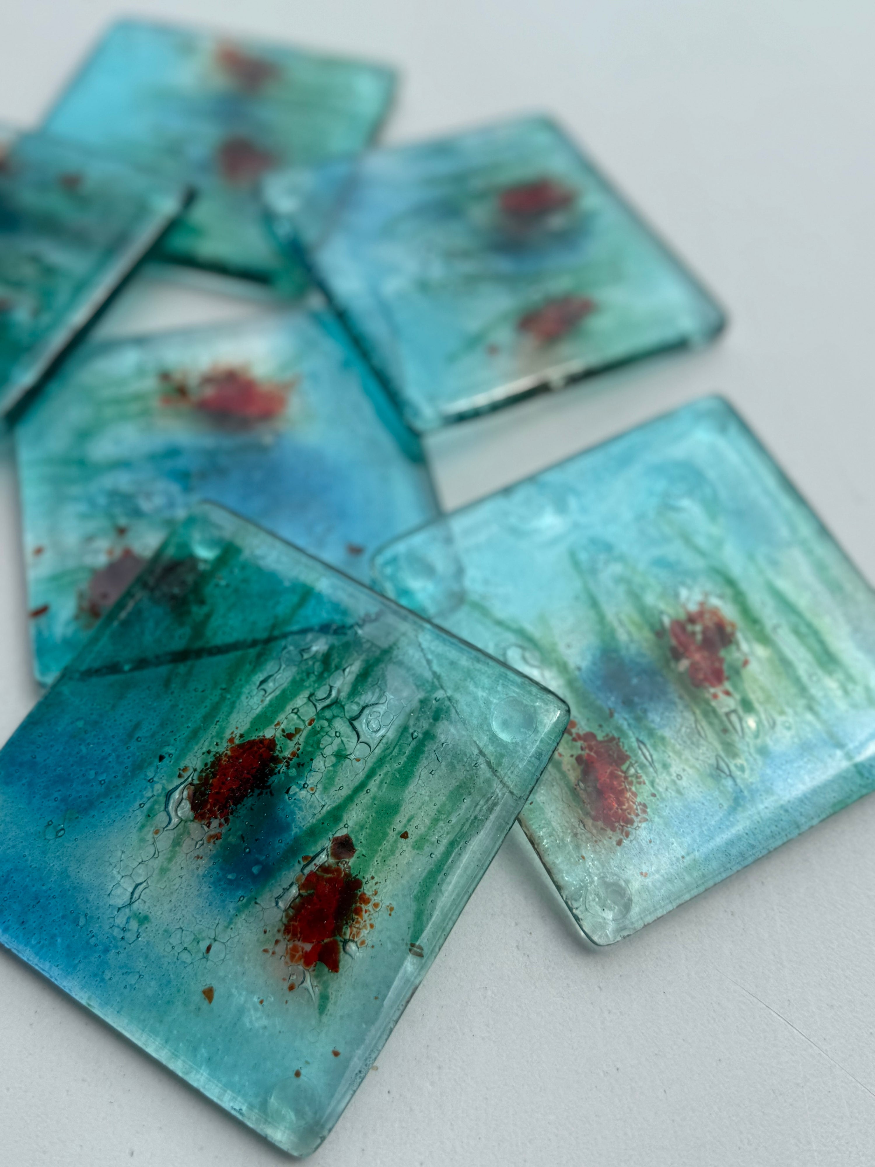 River Bank Coasters (Square)