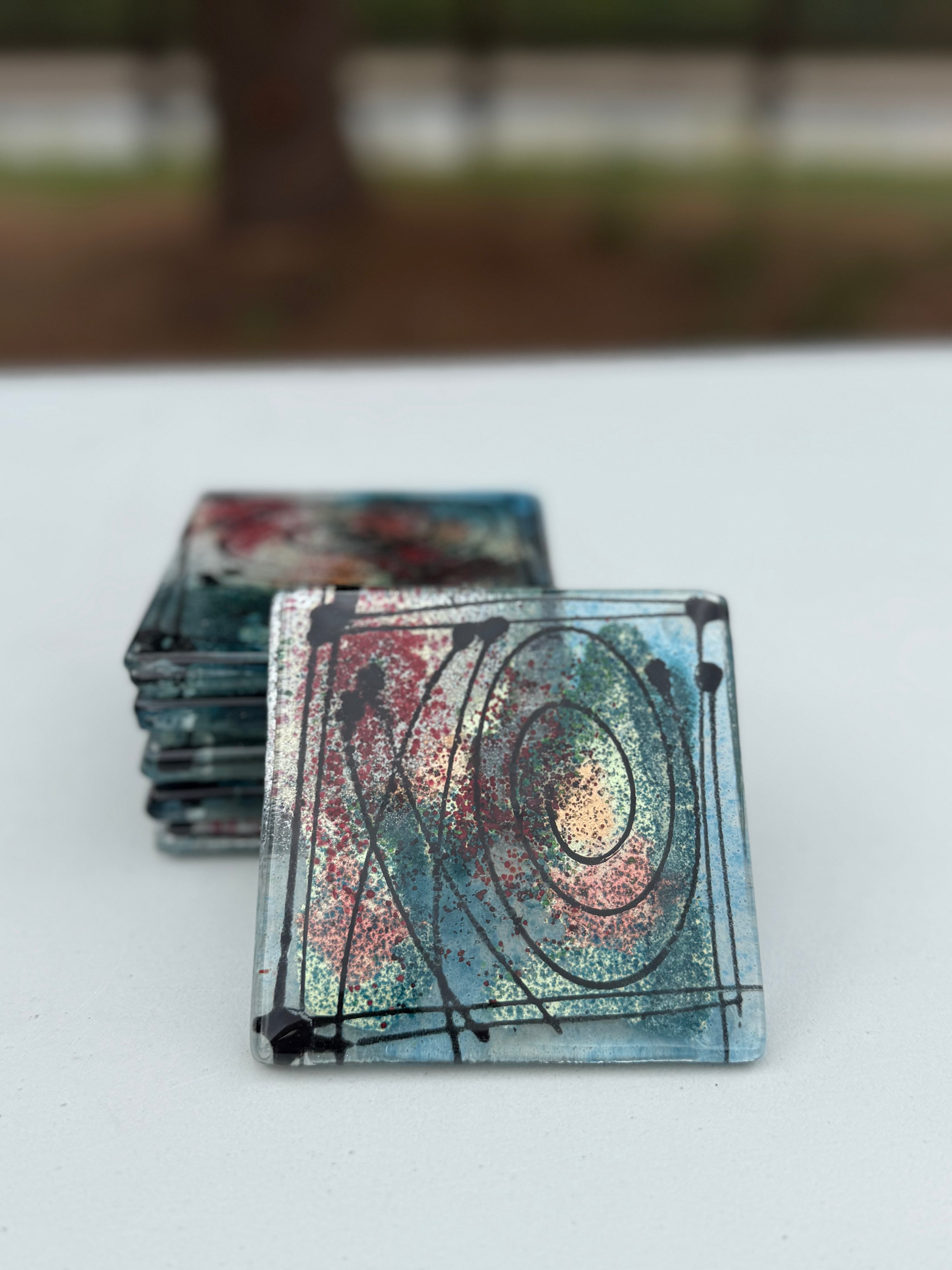 Galaxy Square Coasters