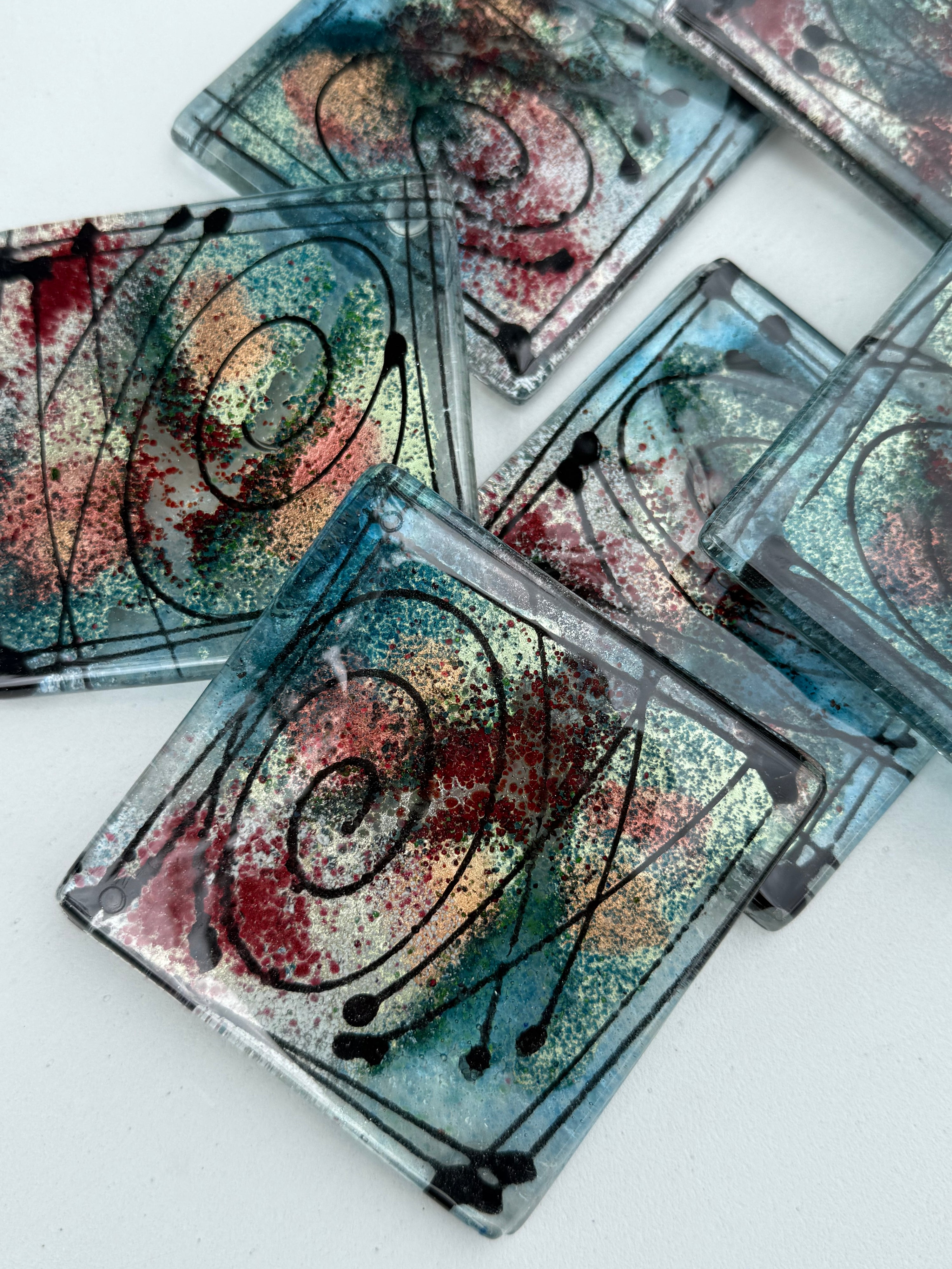 Galaxy Square Coasters