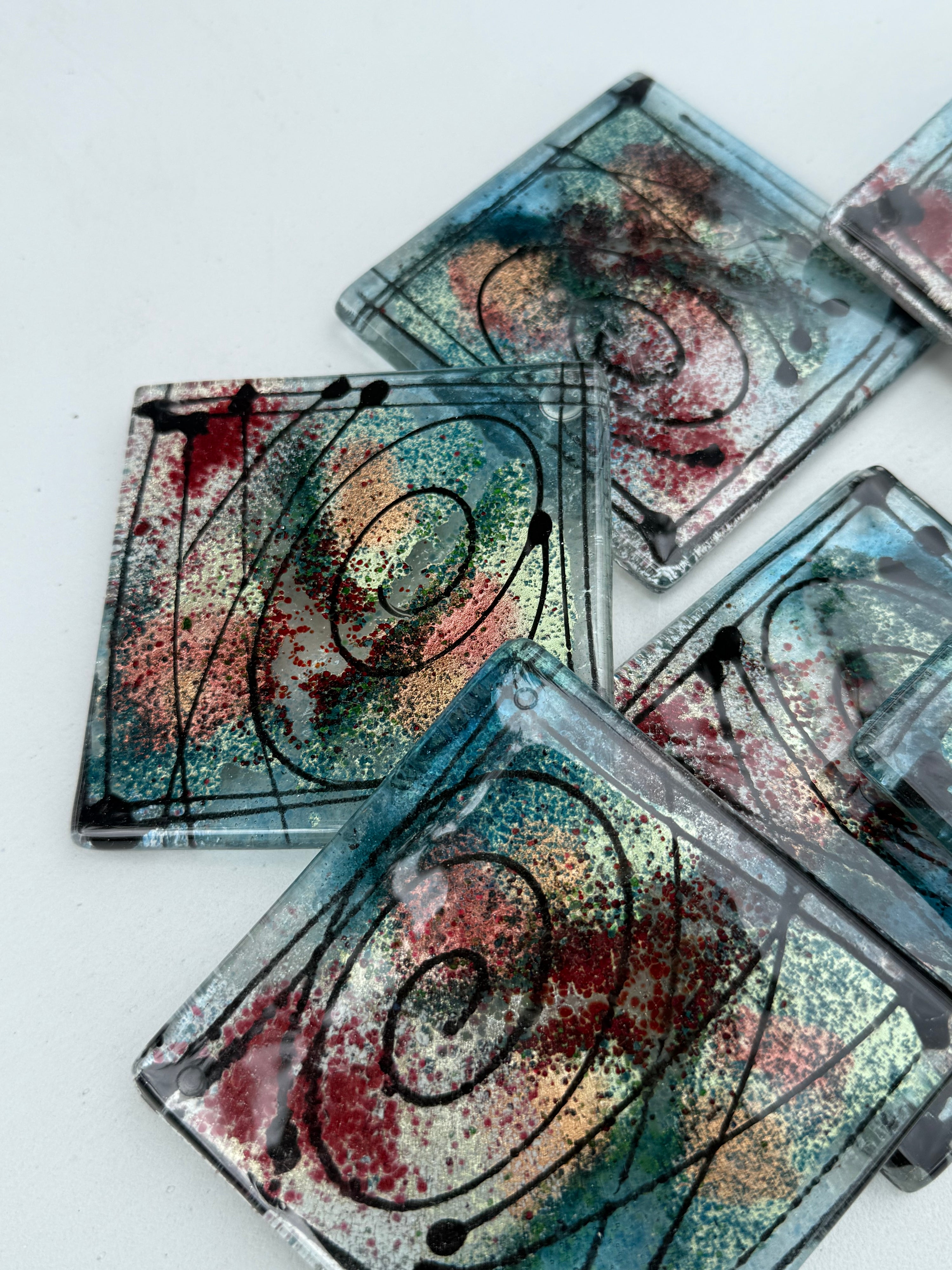 Galaxy Square Coasters