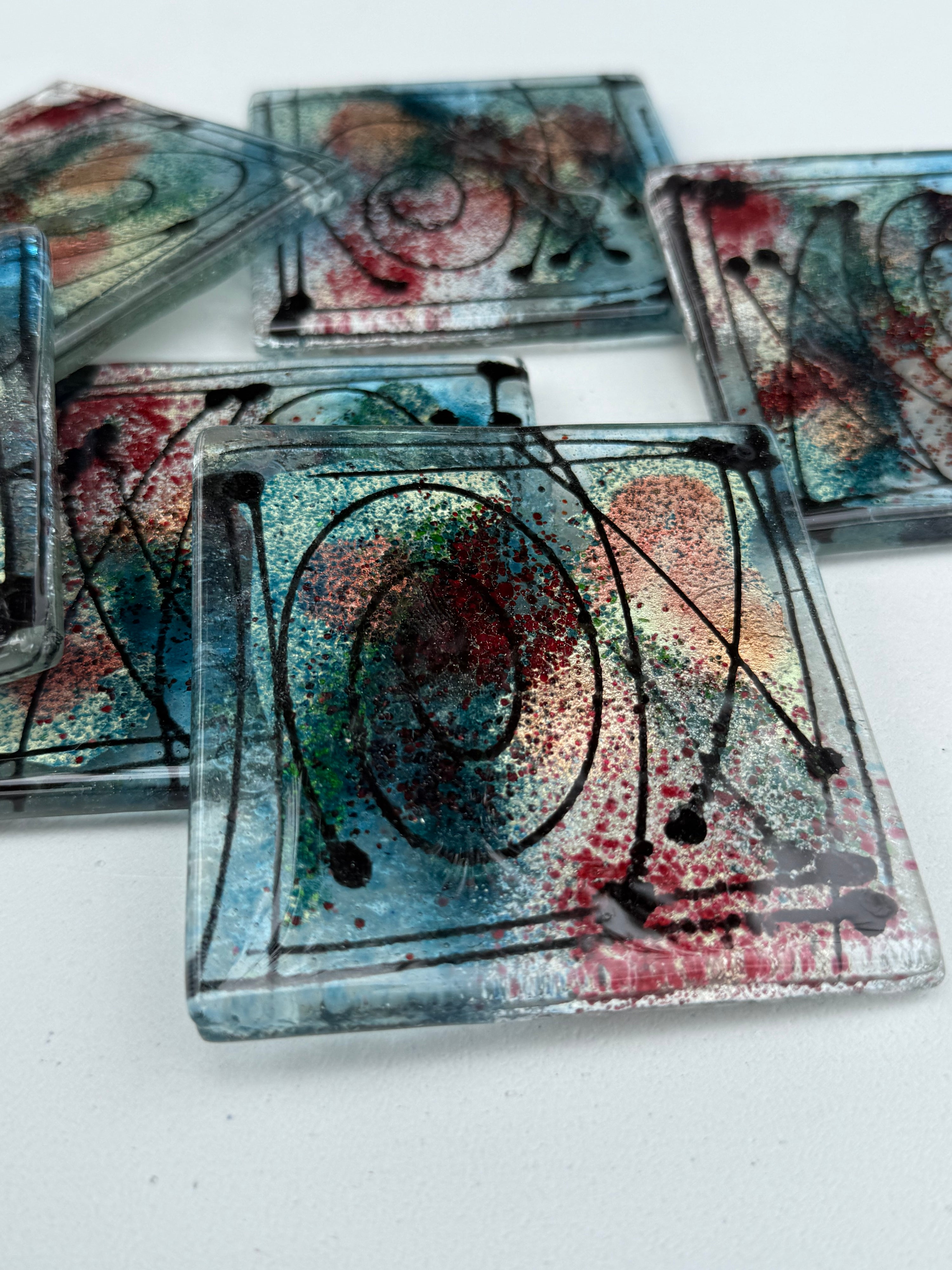 Galaxy Square Coasters