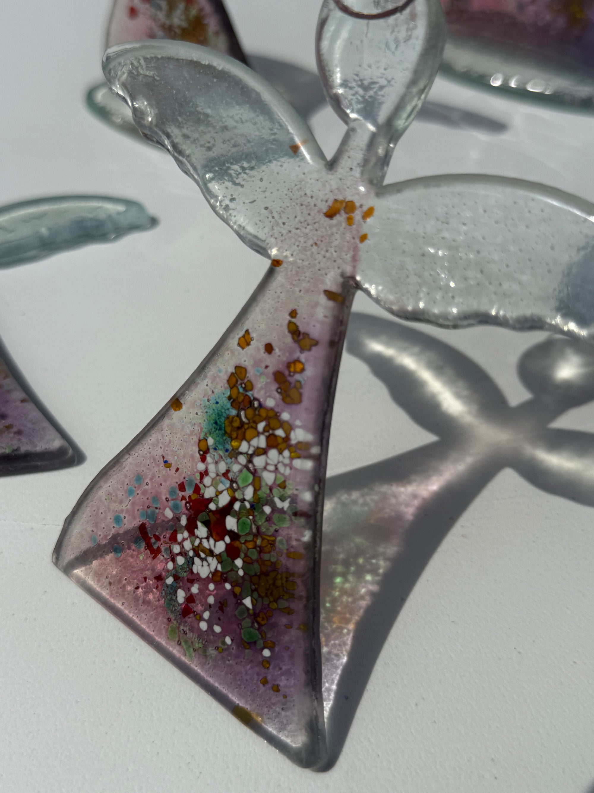 Angel - Tricolore Mauve (Hanging Decoration)