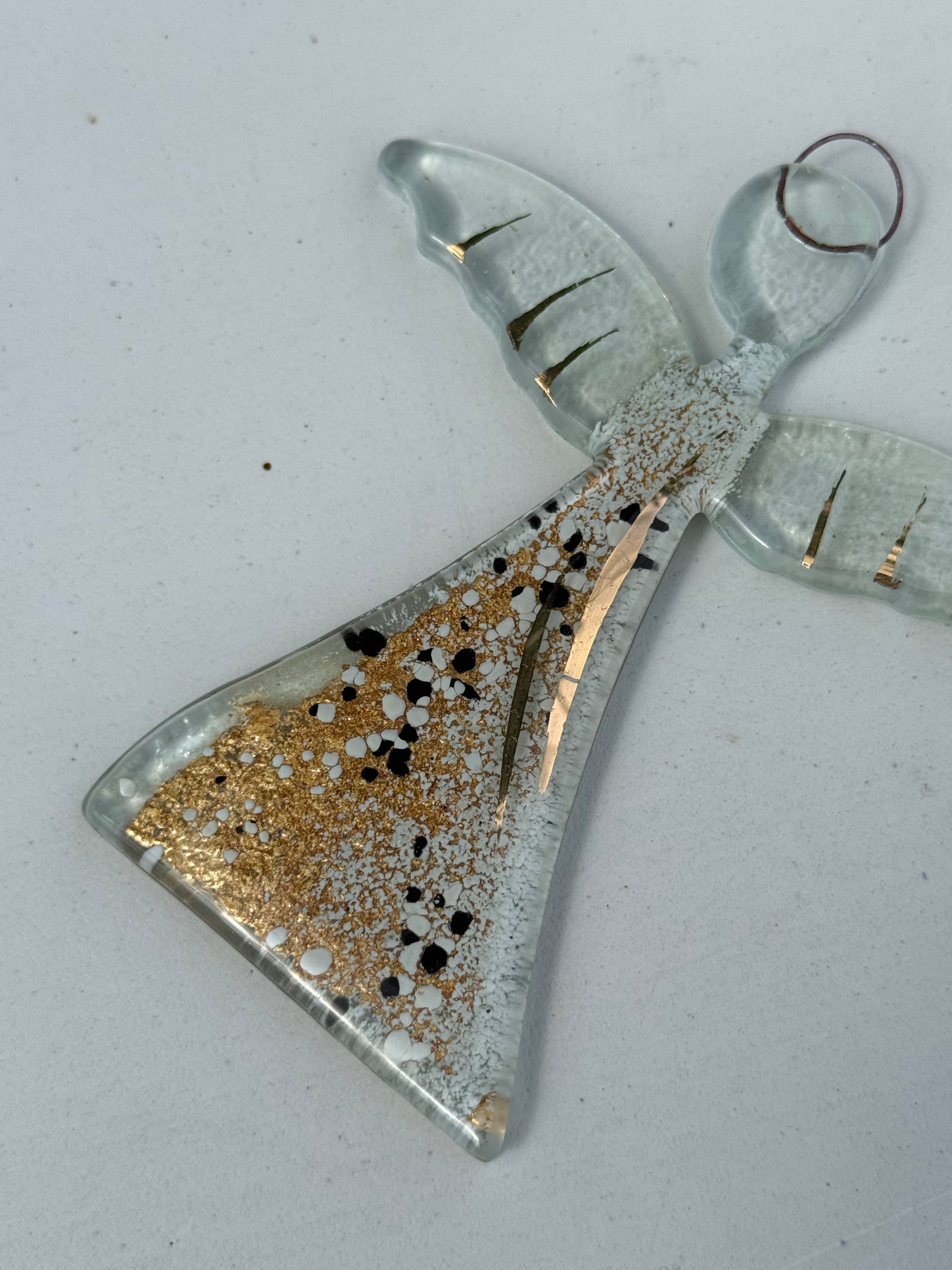 Angel - Golden Frost (Hanging Decoration)