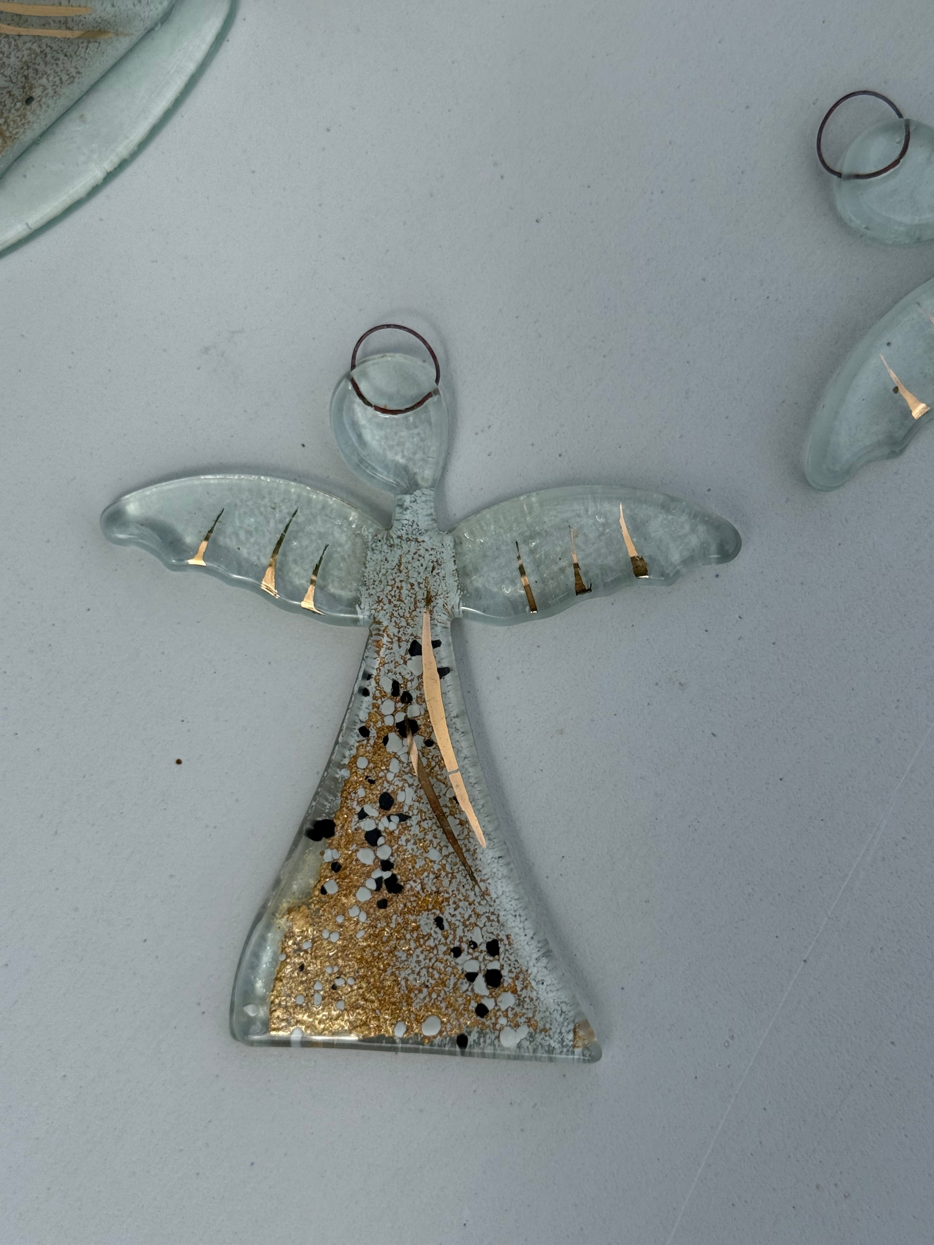 Angel - Golden Frost (Hanging Decoration)