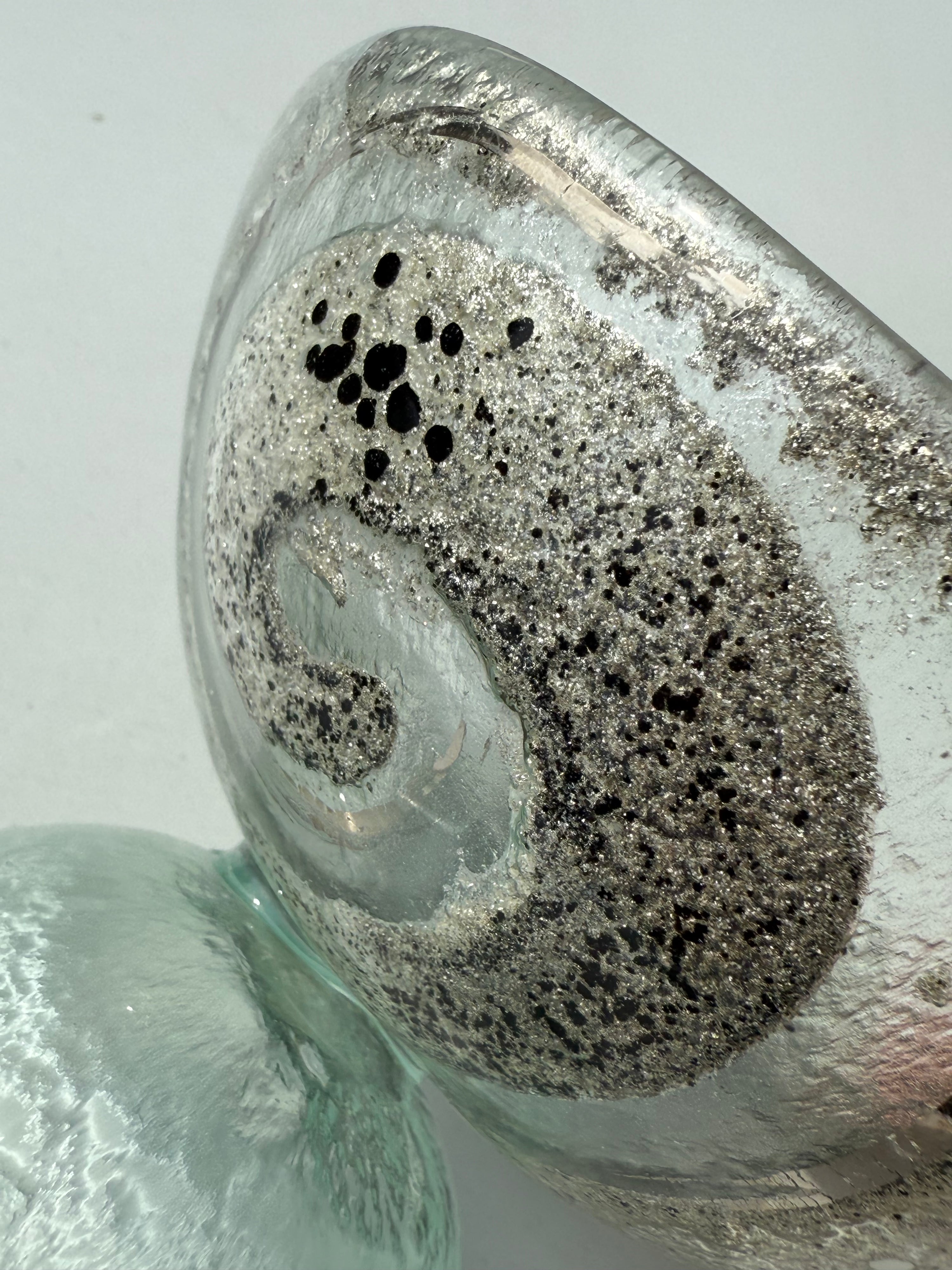 Platinum Glass Bonbon Dish