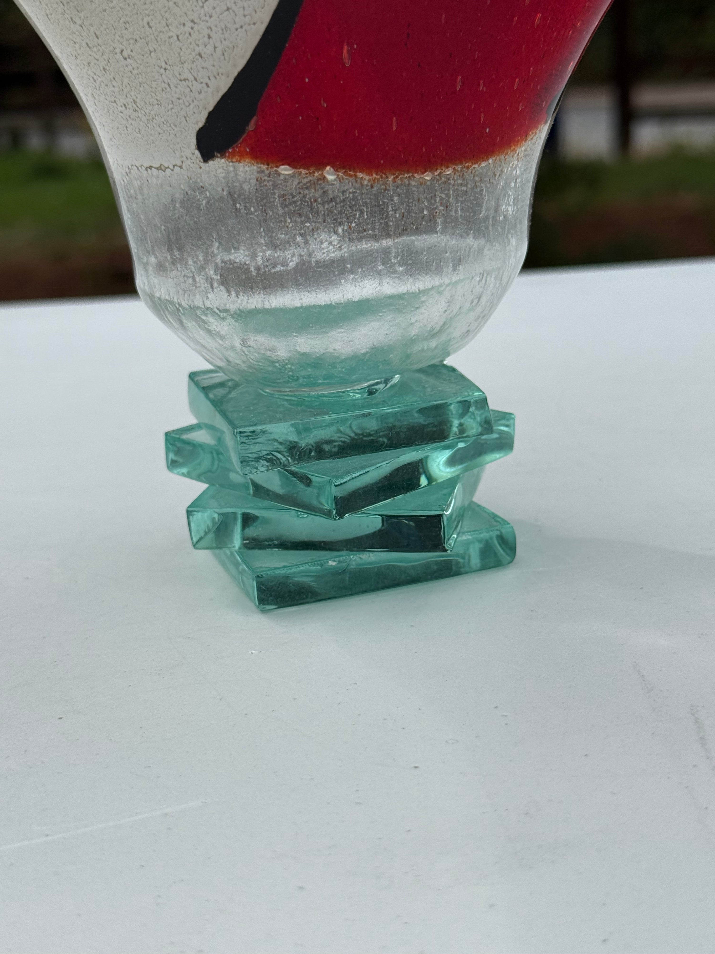 Artemis Bowl with Stacked Glass Stand