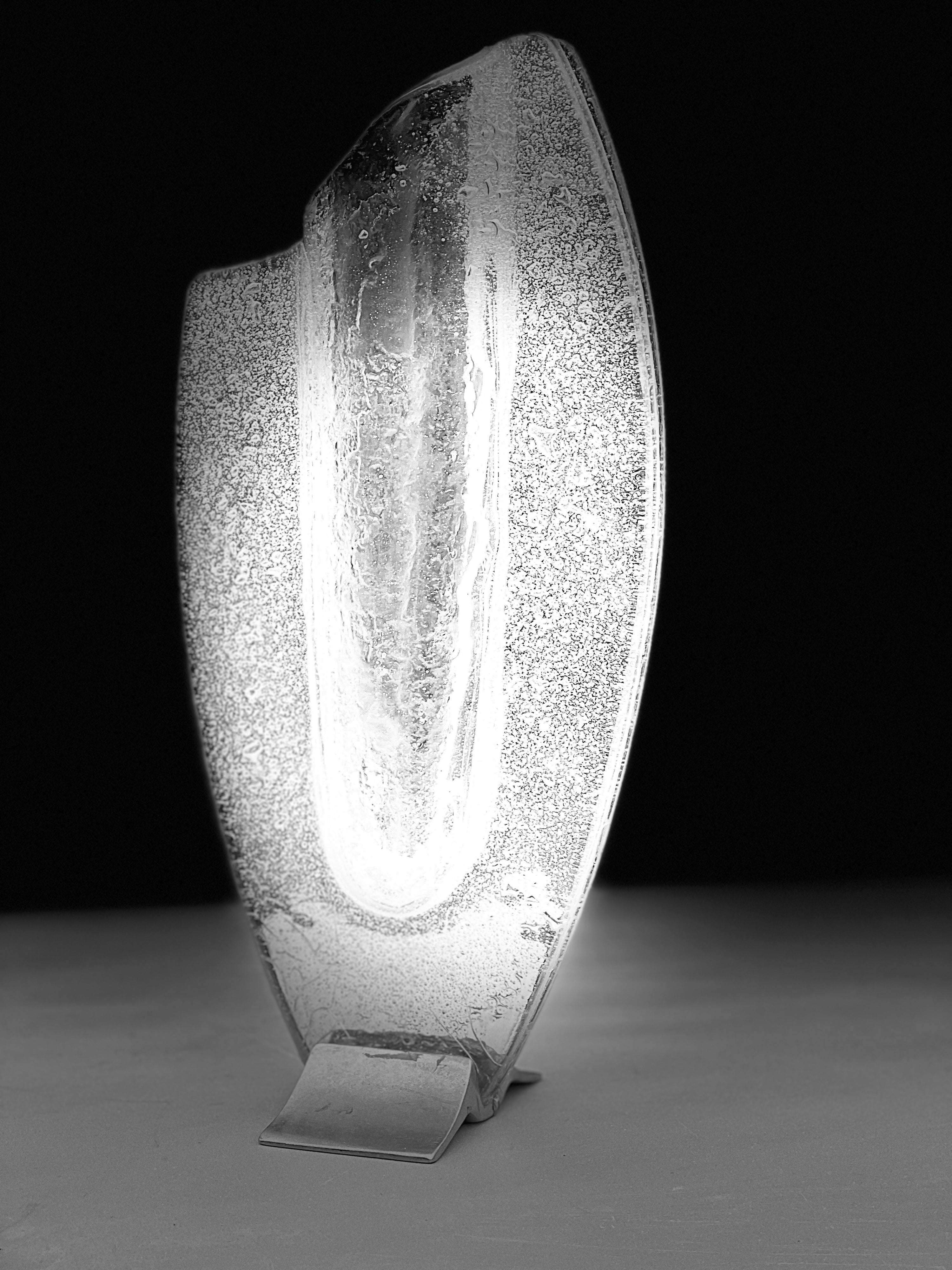 Aqua Lucid Oval Vase