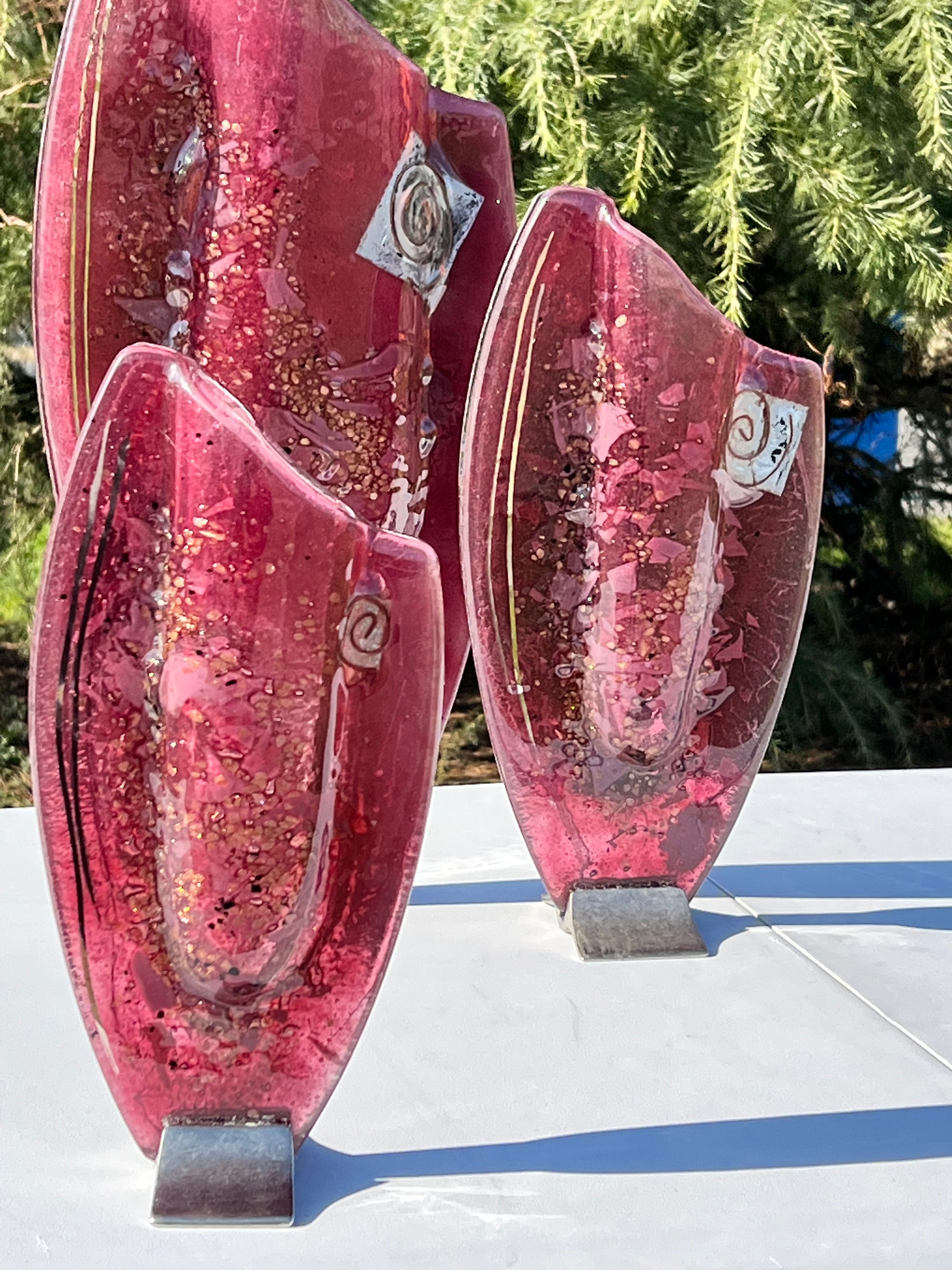Rose & Platinum Oval Vase
