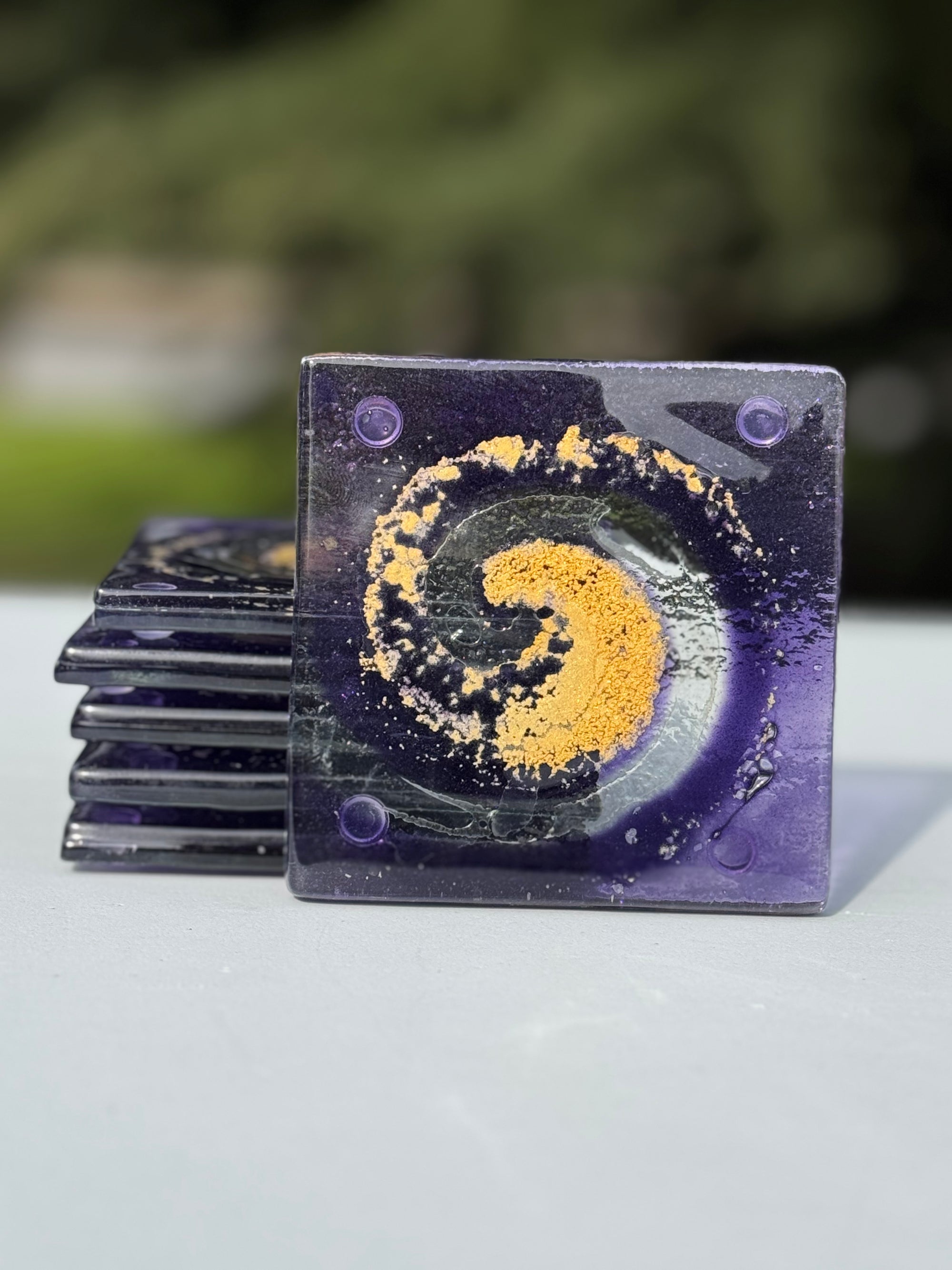 Nefeli Mauve Coaster (Square)