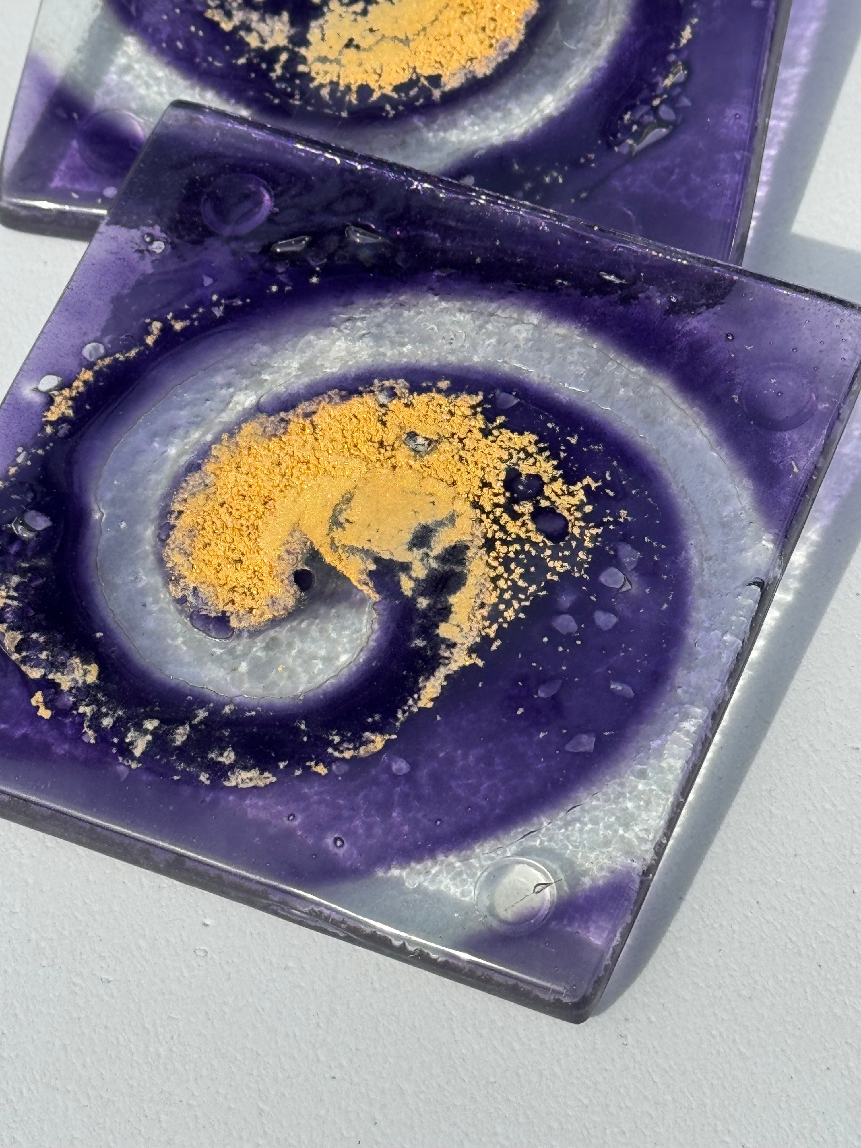 Nefeli Mauve Coaster (Square)