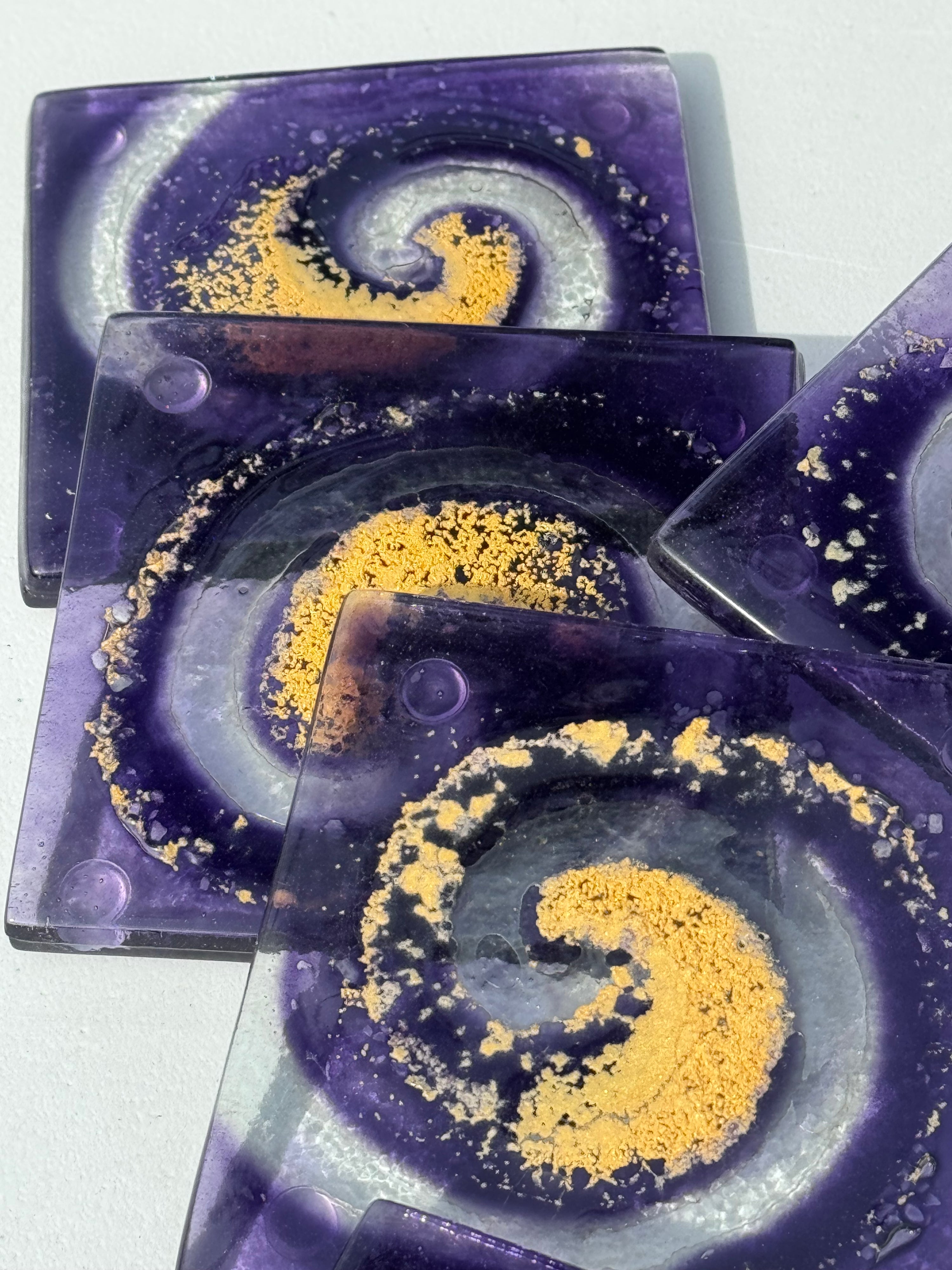 Nefeli Mauve Coaster (Square)