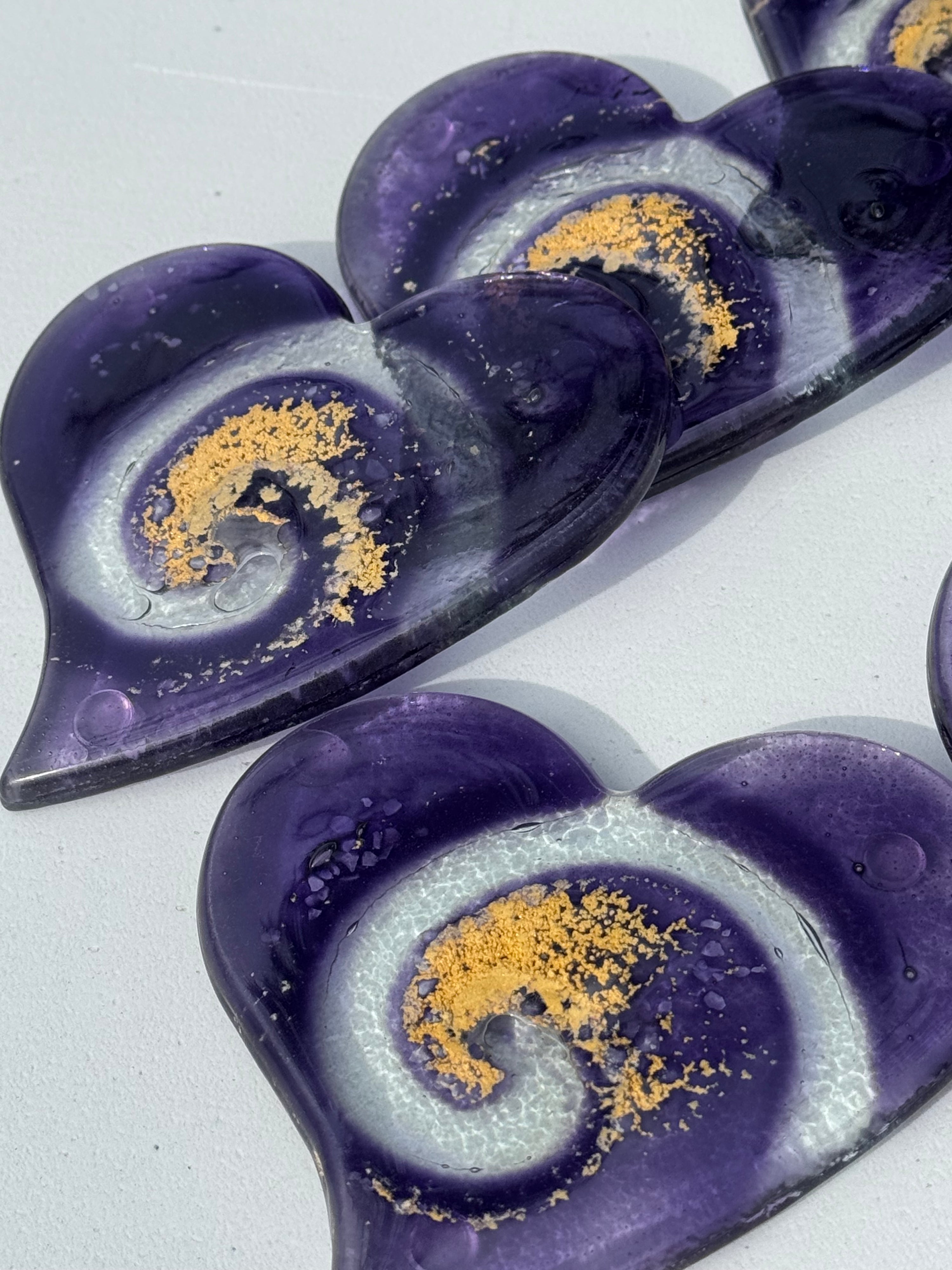 Nefeli Mauve Coaster (Heart)