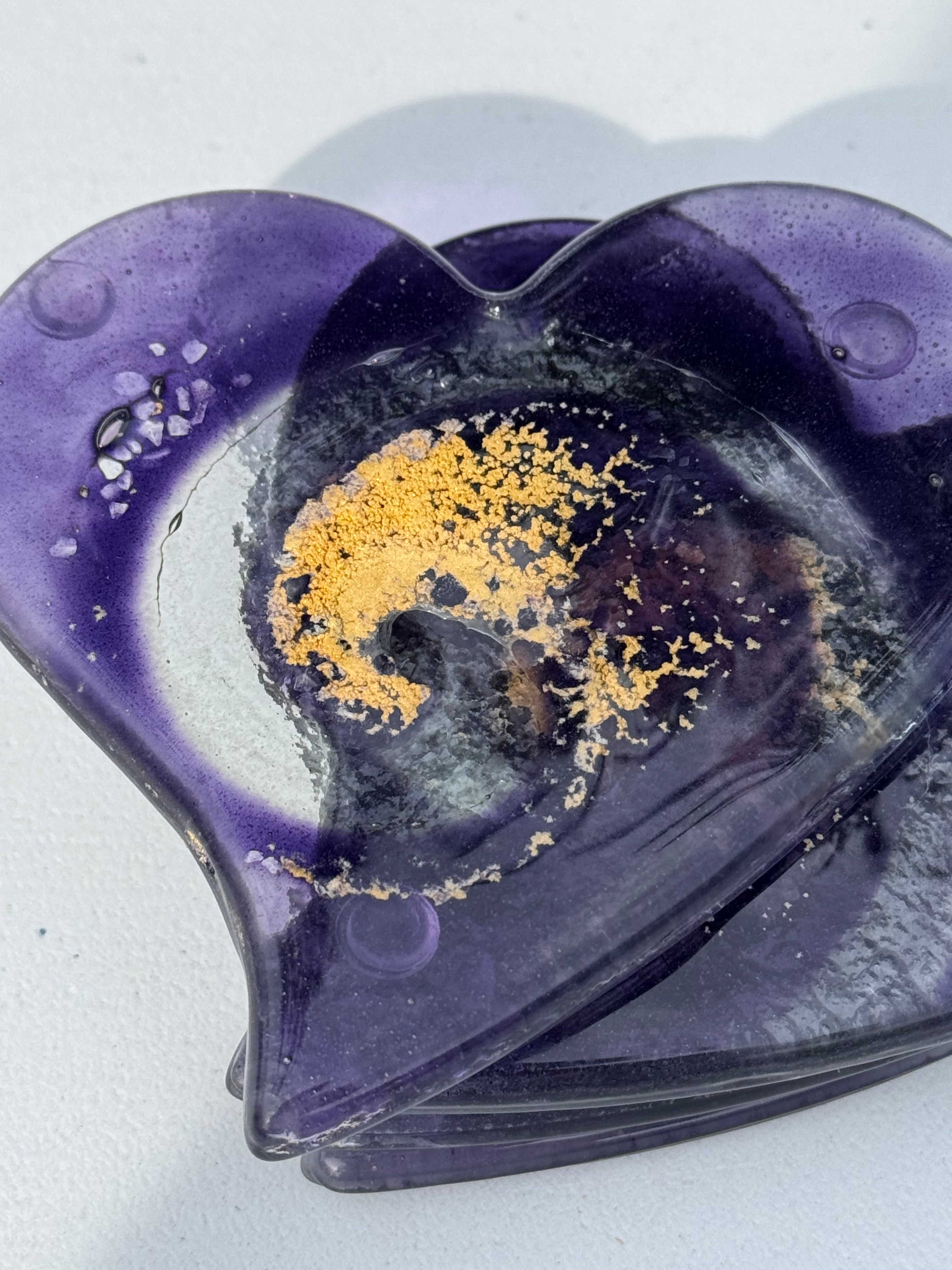 Nefeli Mauve Coaster (Heart)