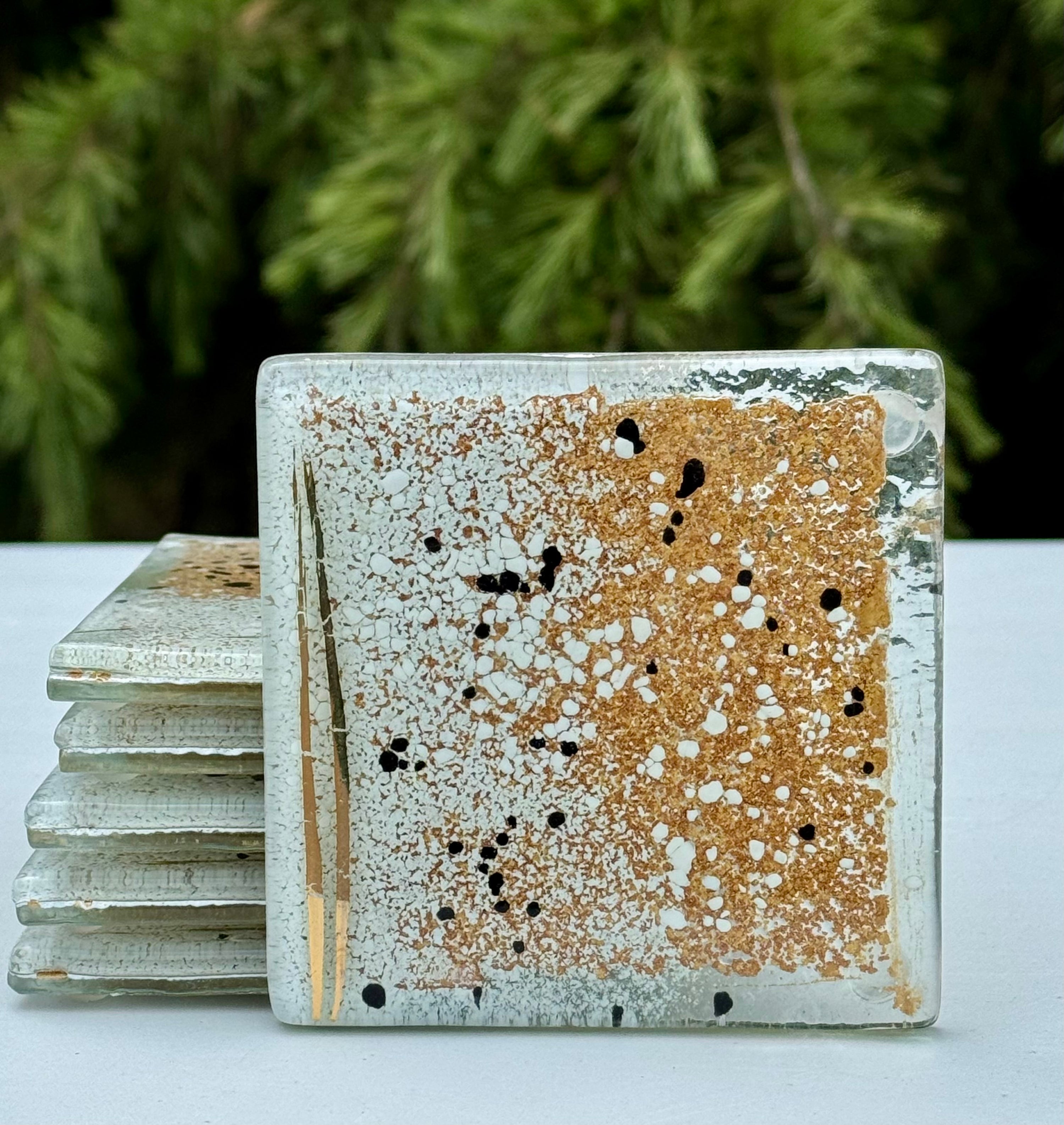 Golden Frost Coaster (Square)