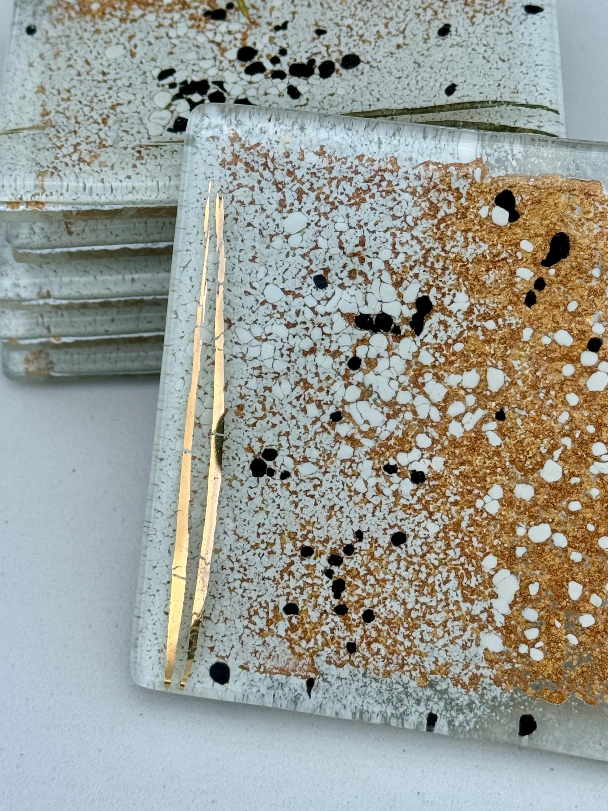 Golden Frost Coaster (Square)