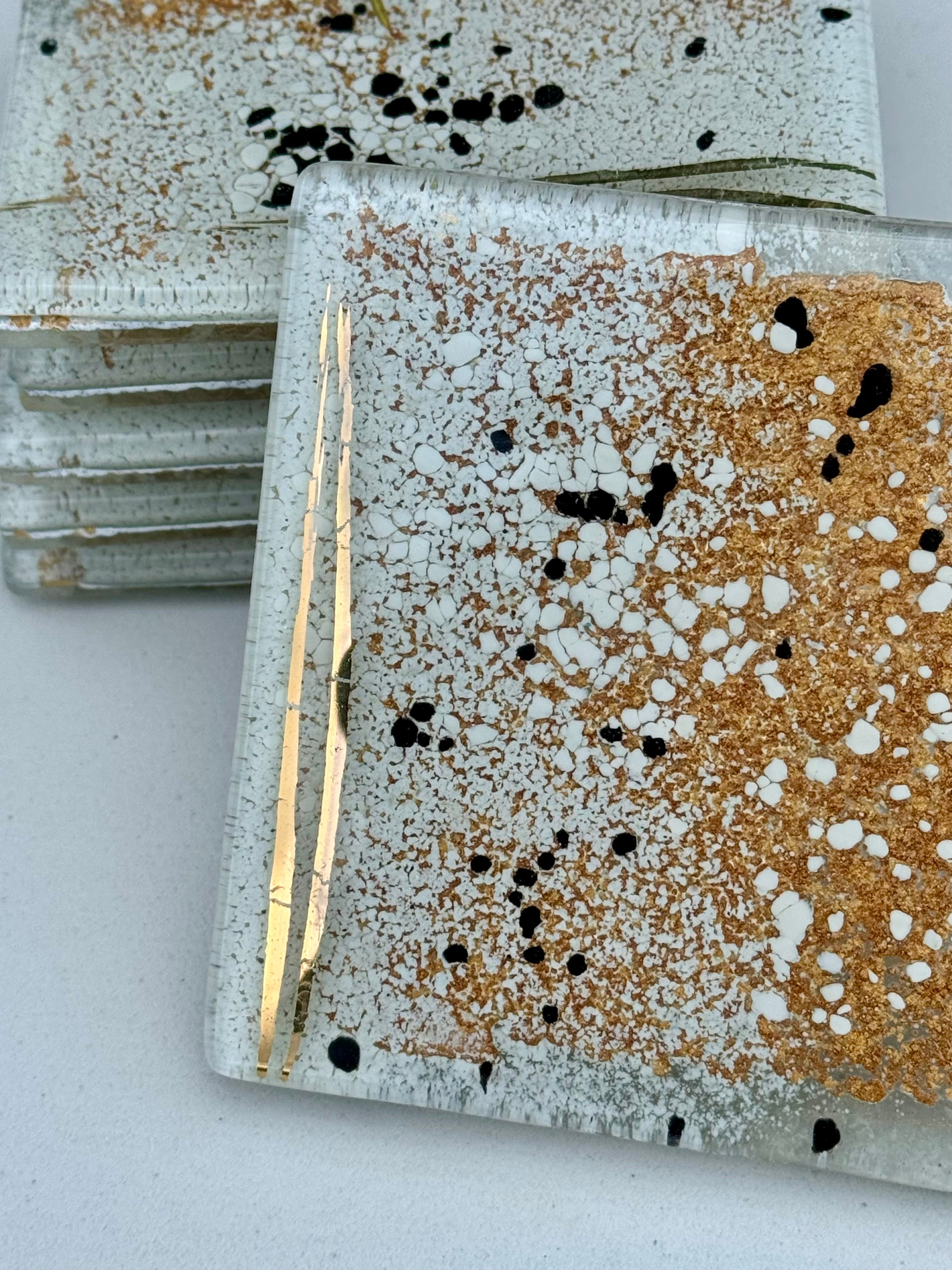 Golden Frost Coaster (Square)