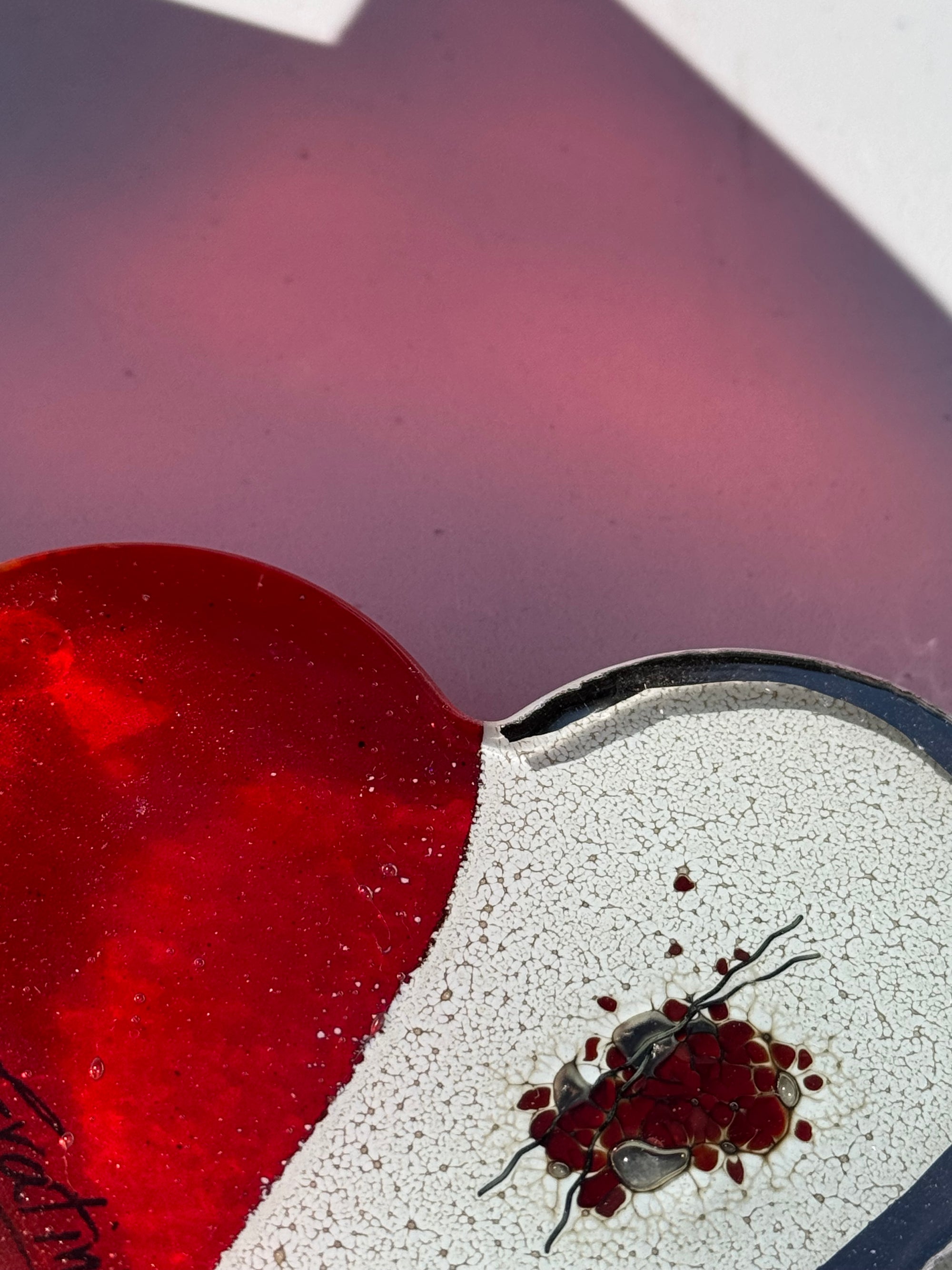 Christmas Heart Coaster