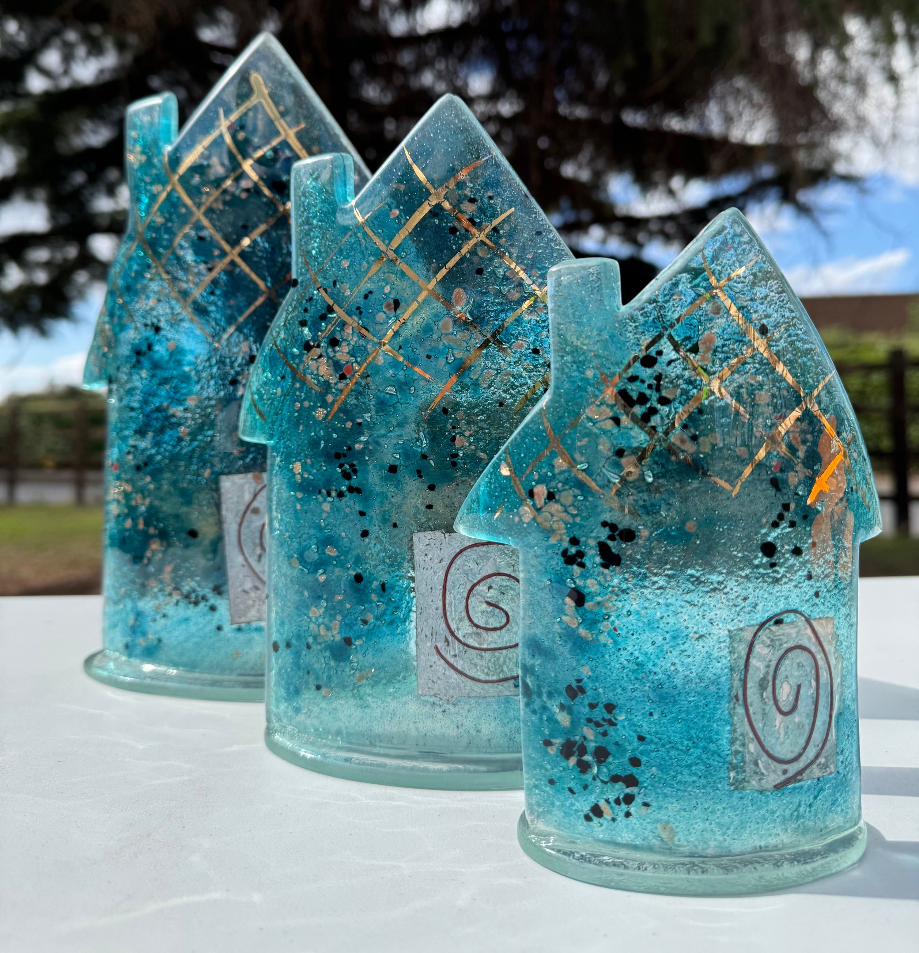 Cottage - Aqua &