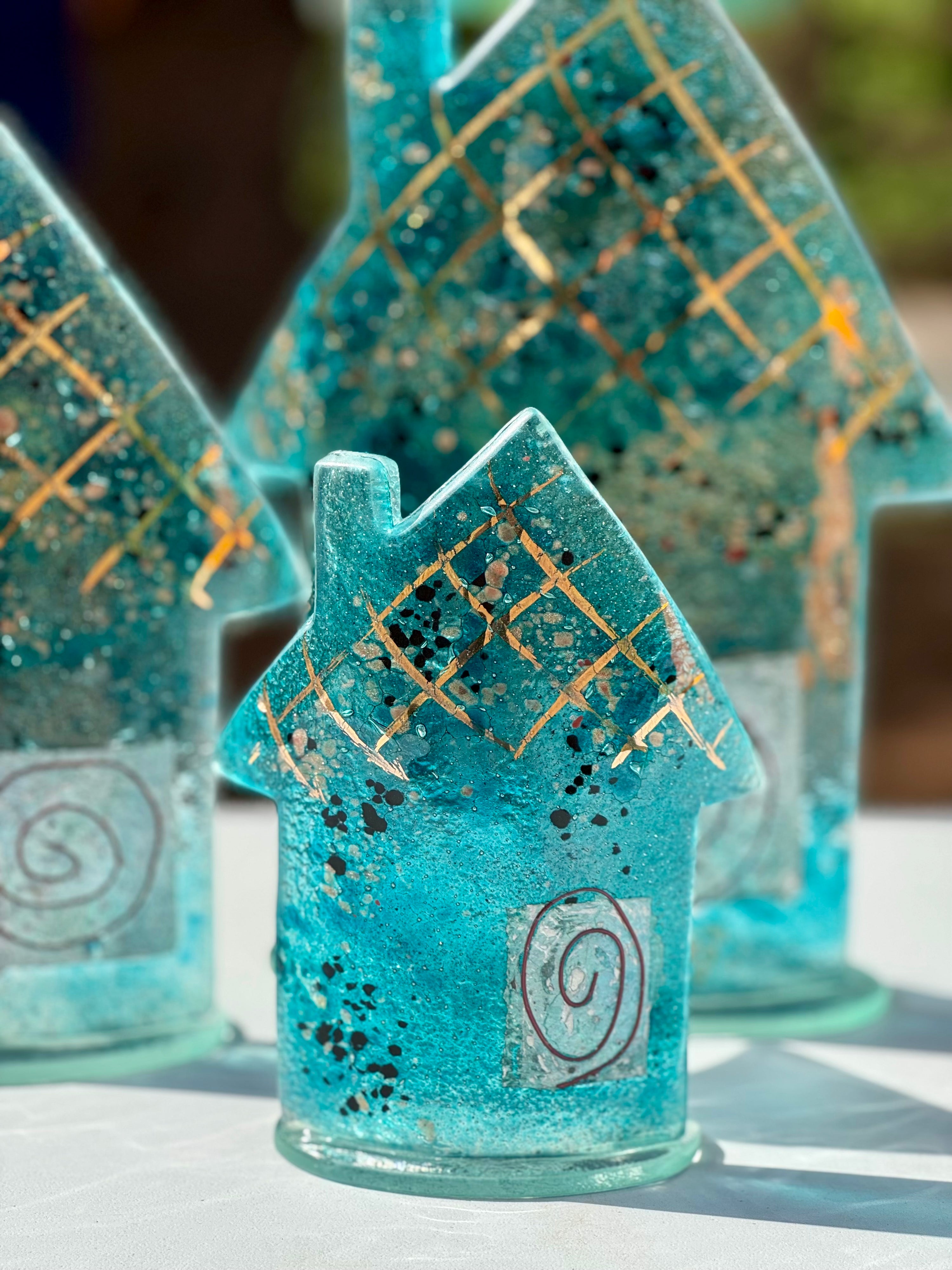 Cottage - Aqua &
