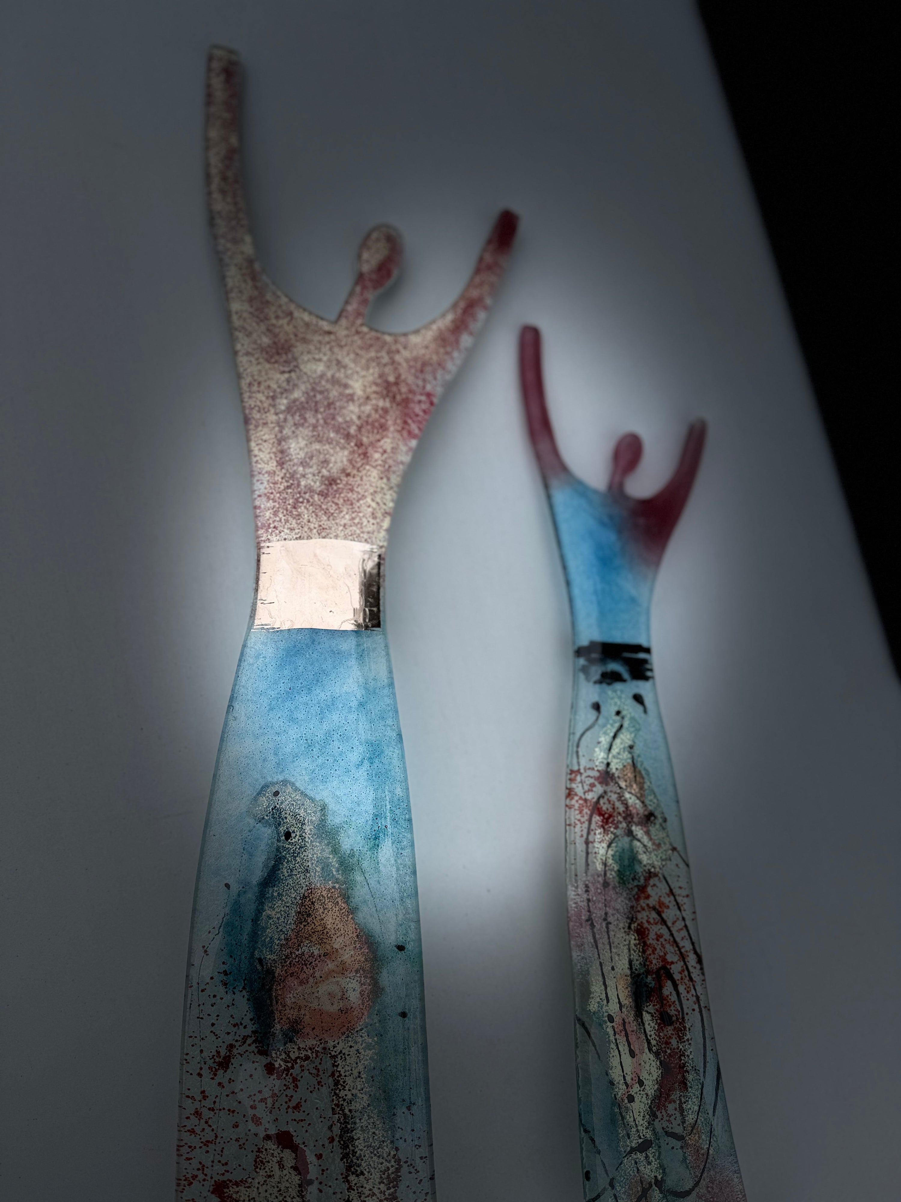 Fused Glass Statue - Galaxy