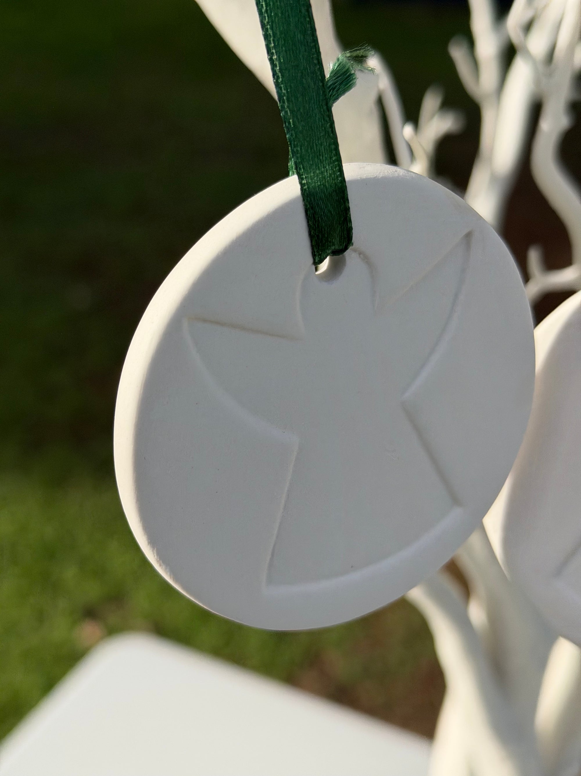 Ceramic Angel Hanging Disk