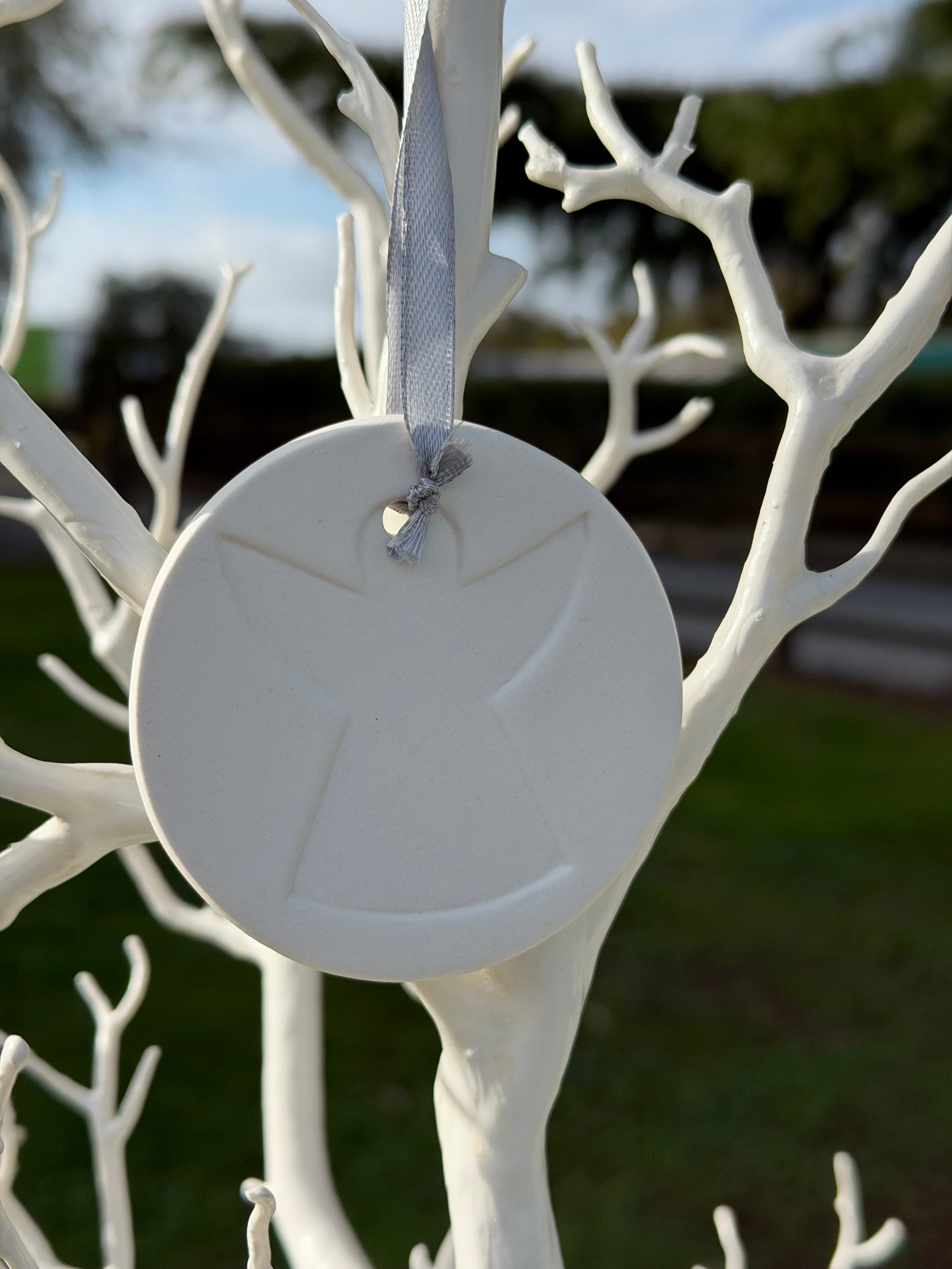 Ceramic Angel Hanging Disk