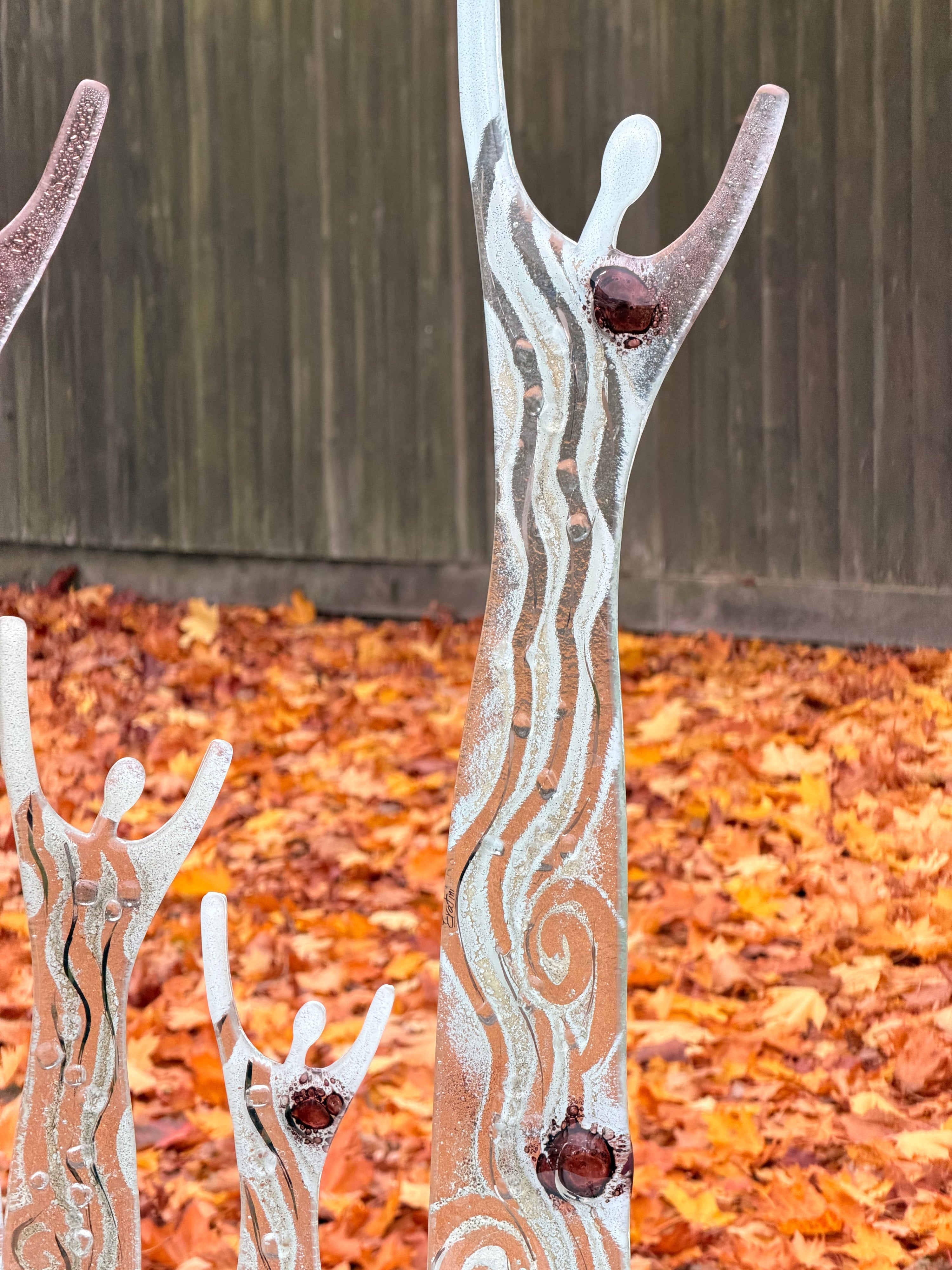 Fused Glass Statue - Crystal