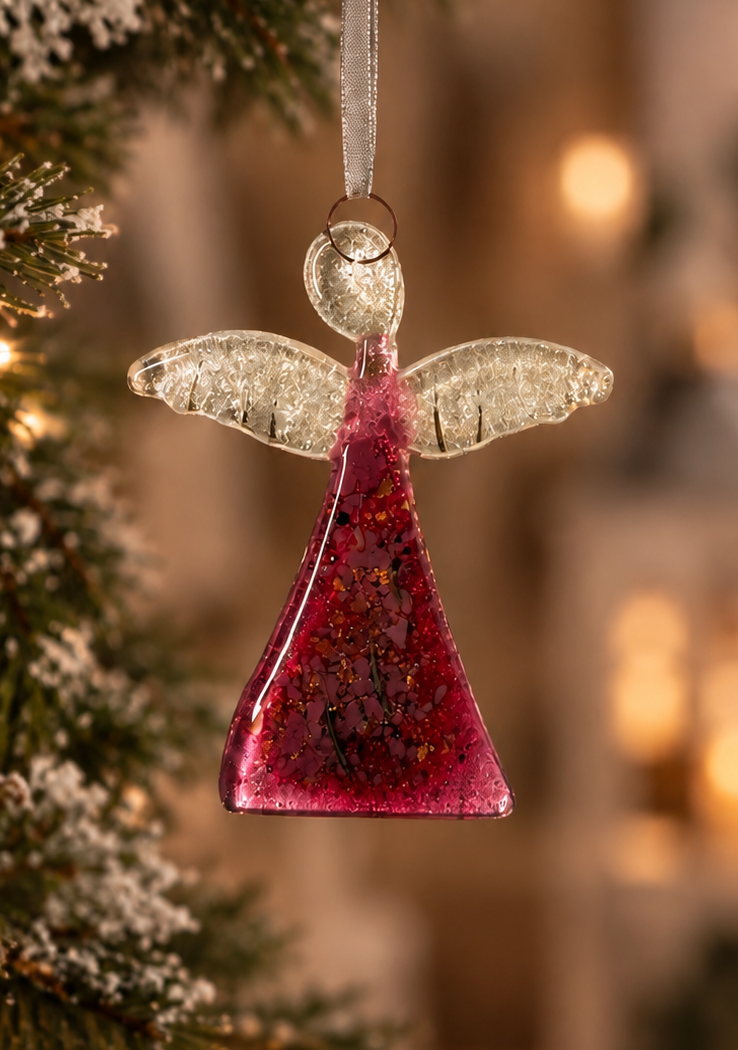 Angel - Rose & Platinum (Hanging Decoration)