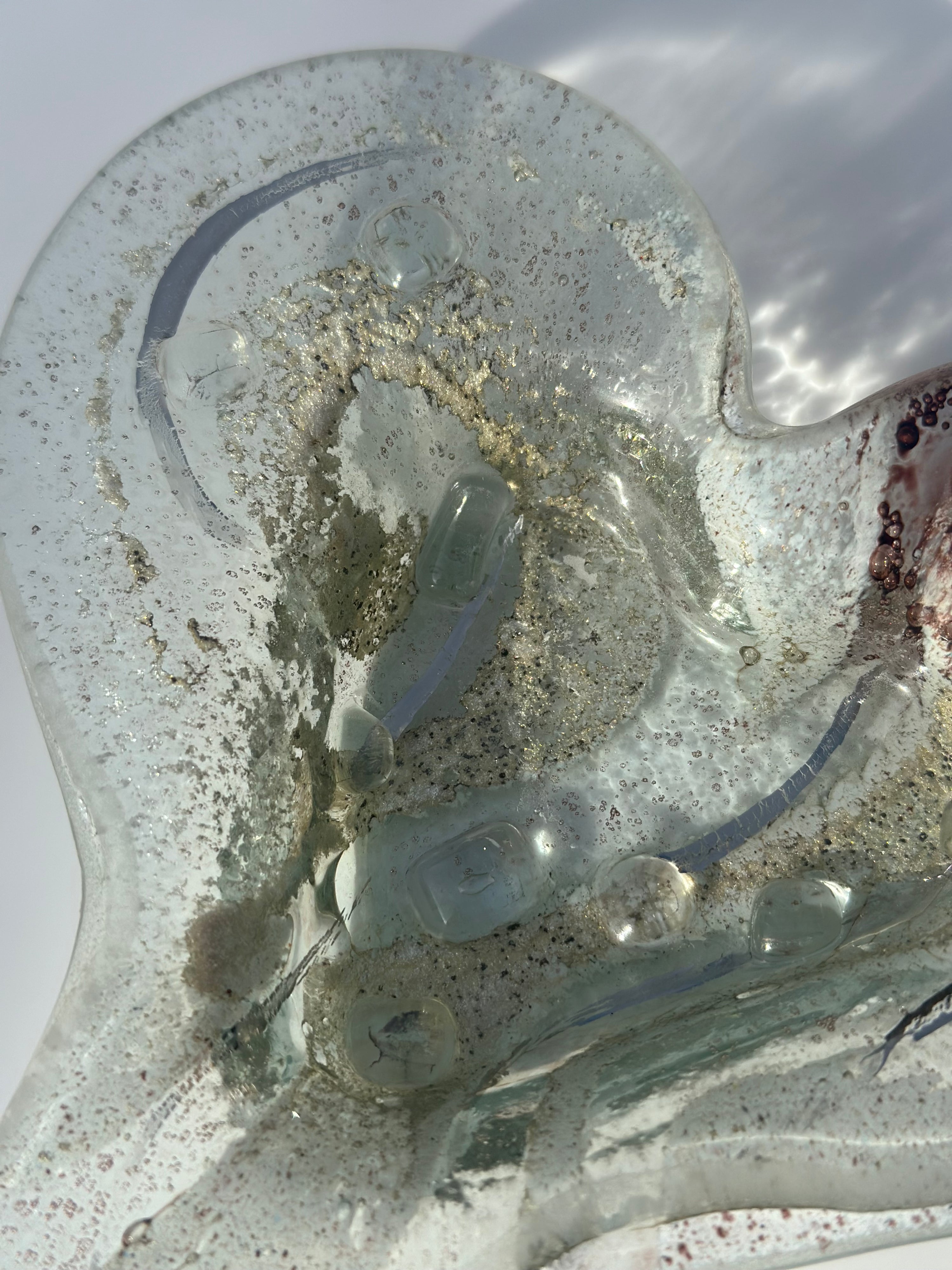 Crystal Heart Tealight Dish