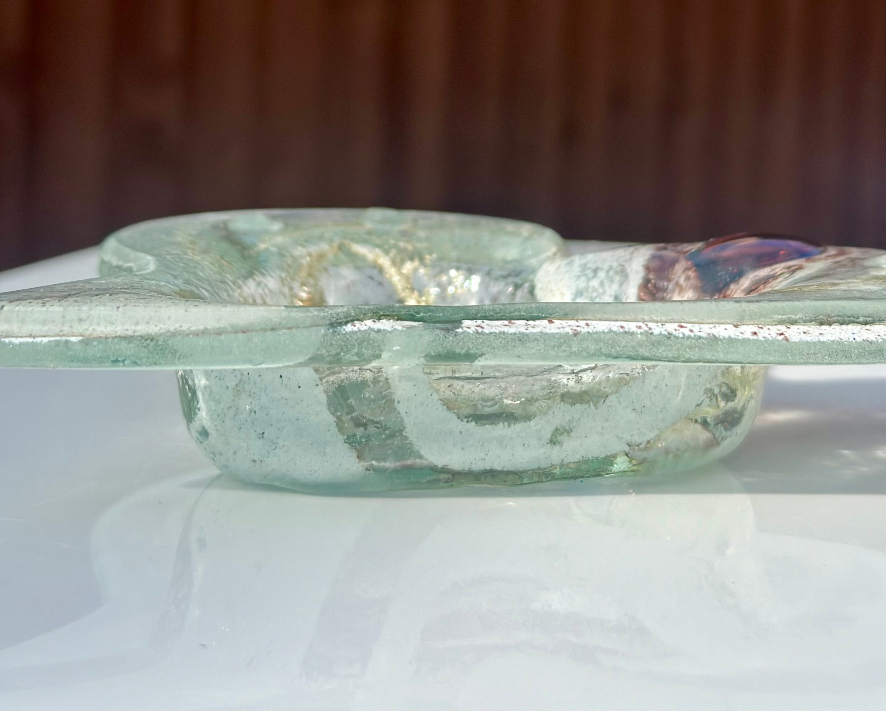 Crystal Heart Tealight Dish
