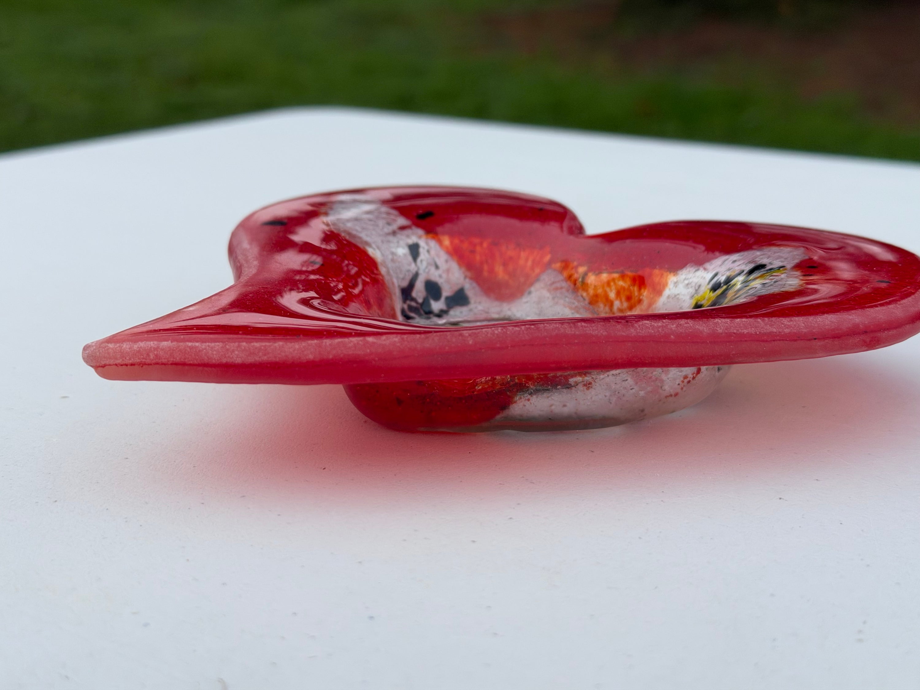 Opera Red Heart Tealight Dish