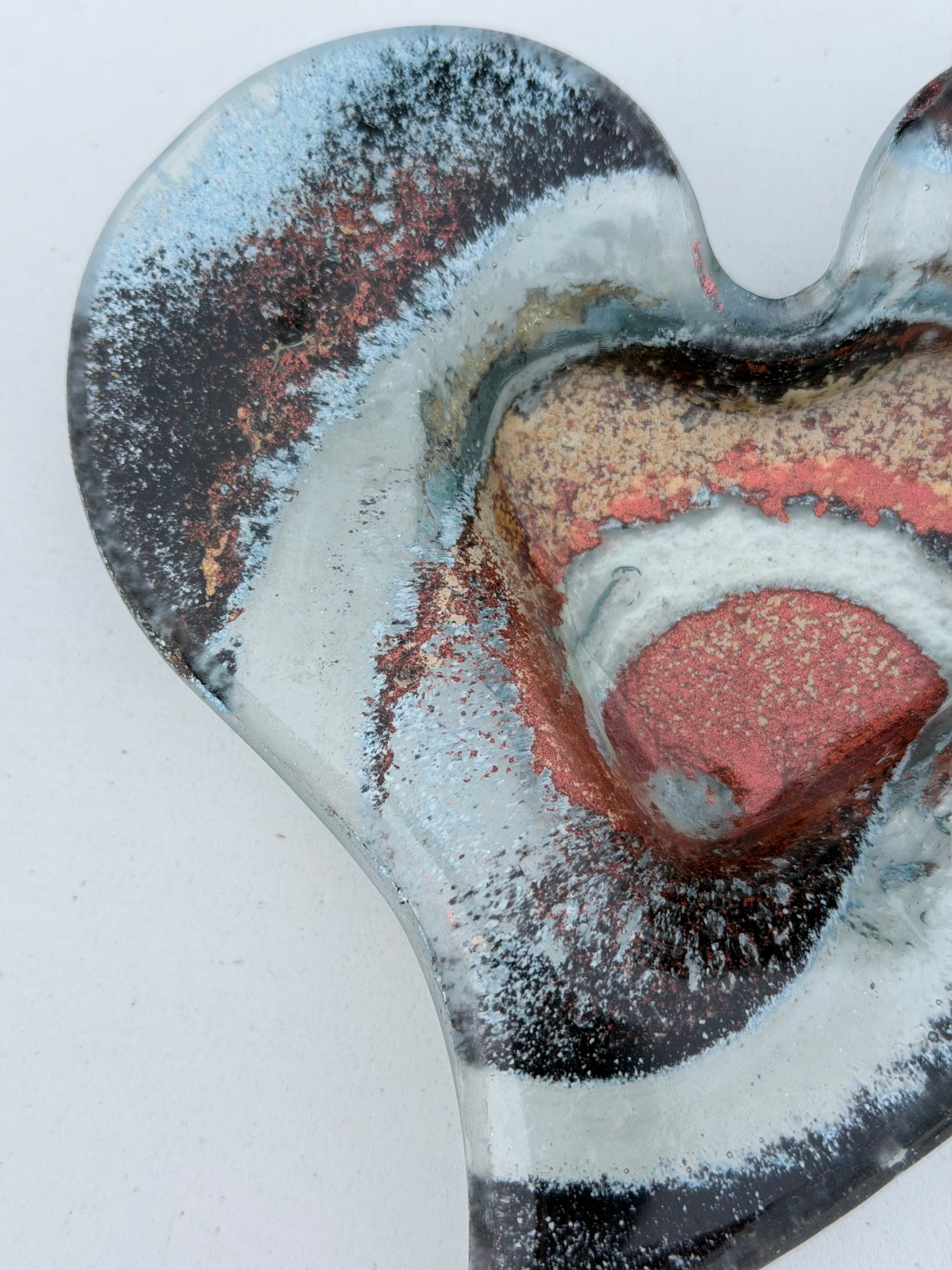 Nefeli Copper Heart Tealight Dish