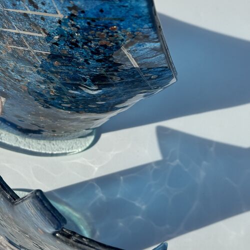 Cottage - Blue & Platinum