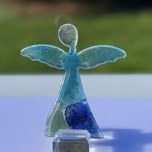 Angel - Fireworks Blue (Hanging Decoration)